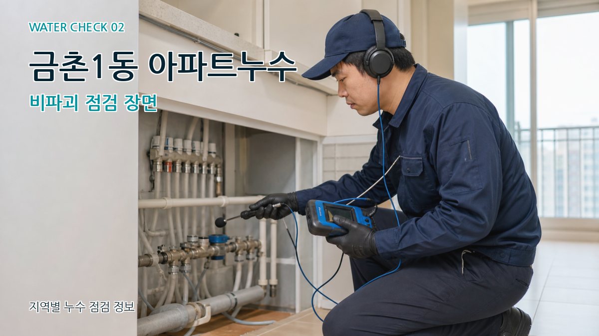 금촌1동 화장실누수 누수탐지 이미지