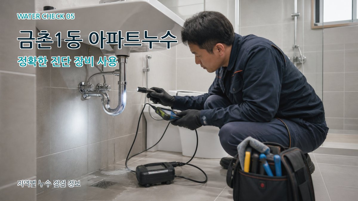 금촌1동 누수공사 누수탐지 이미지
