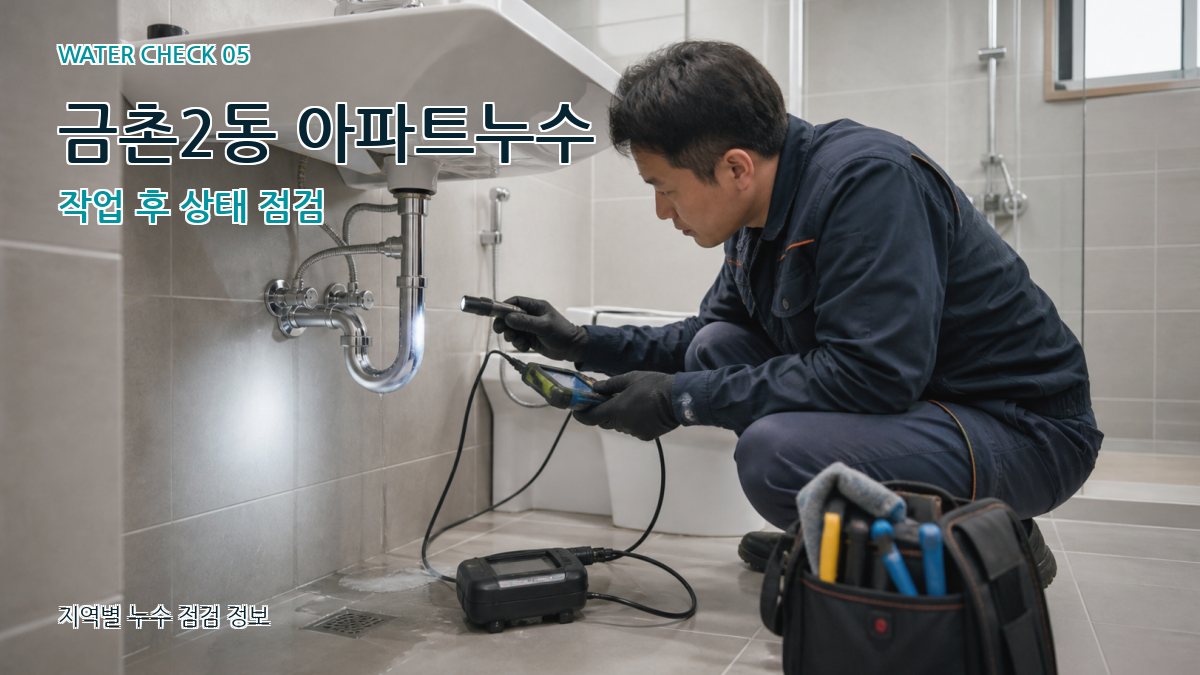 금촌2동 누수공사 누수탐지 이미지