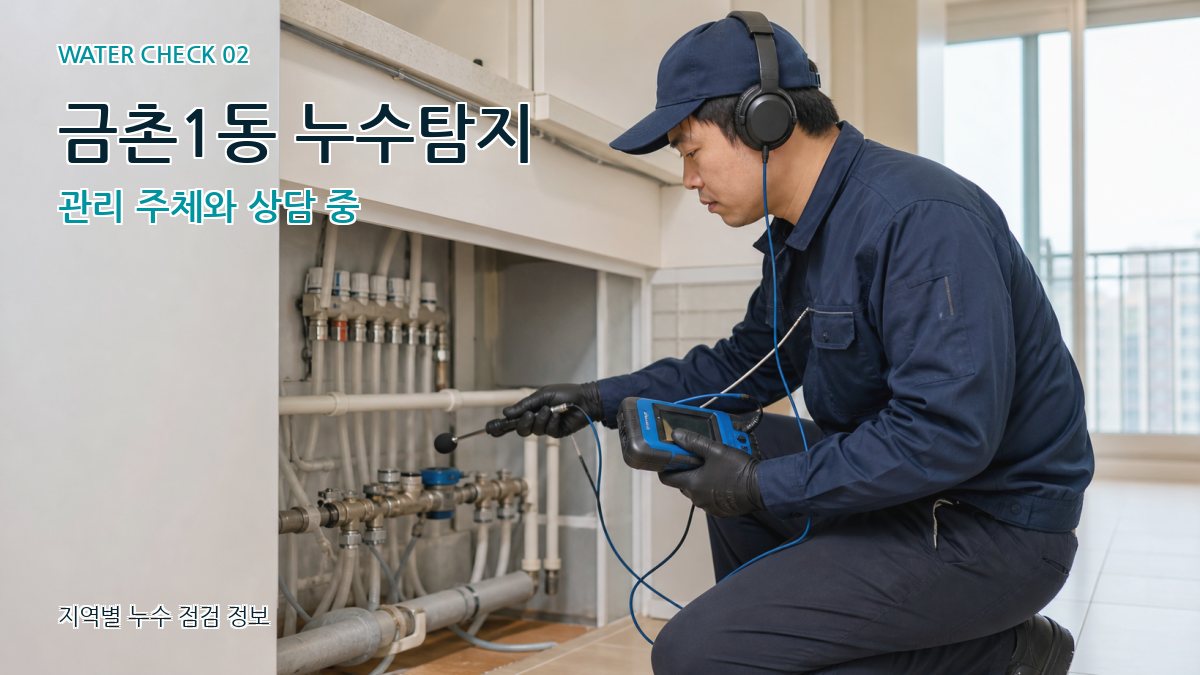 금촌1동 화장실누수 누수탐지 이미지