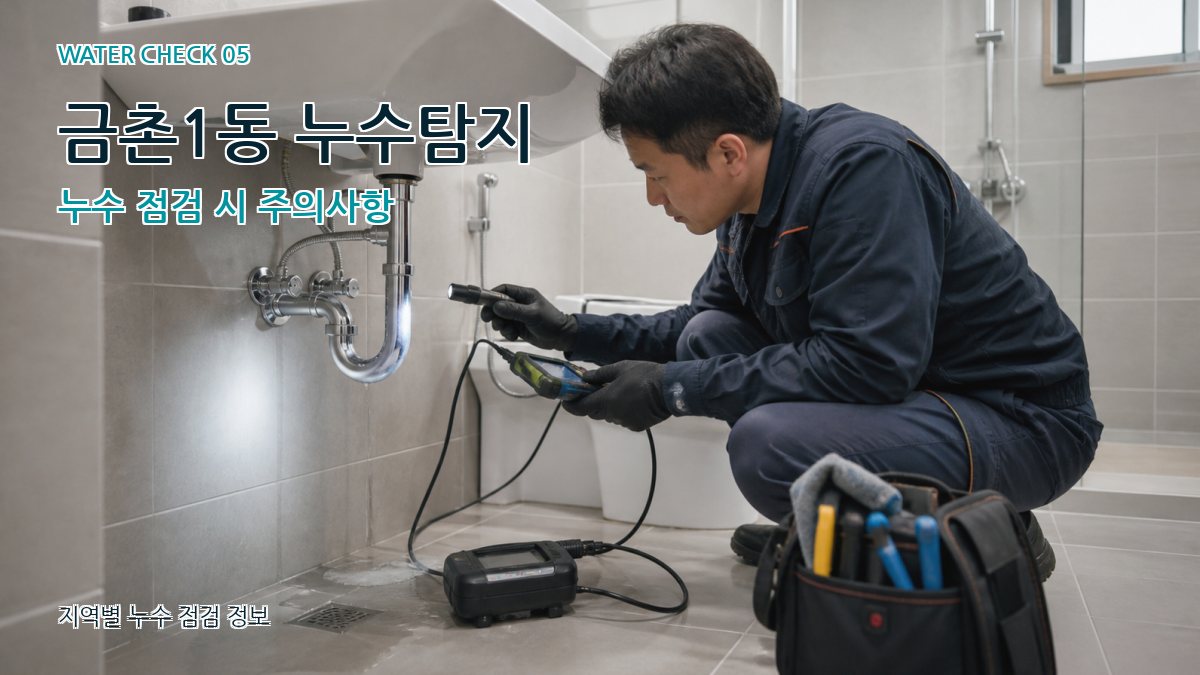금촌1동 누수공사 누수탐지 이미지