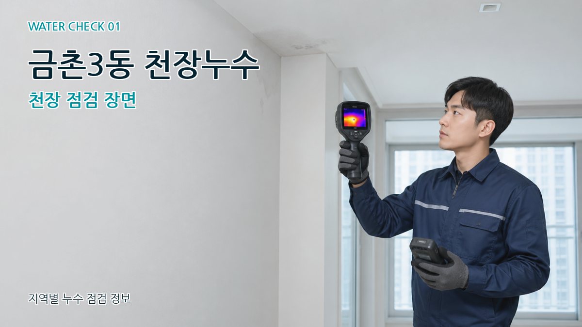 금촌3동 아파트누수 누수탐지 이미지