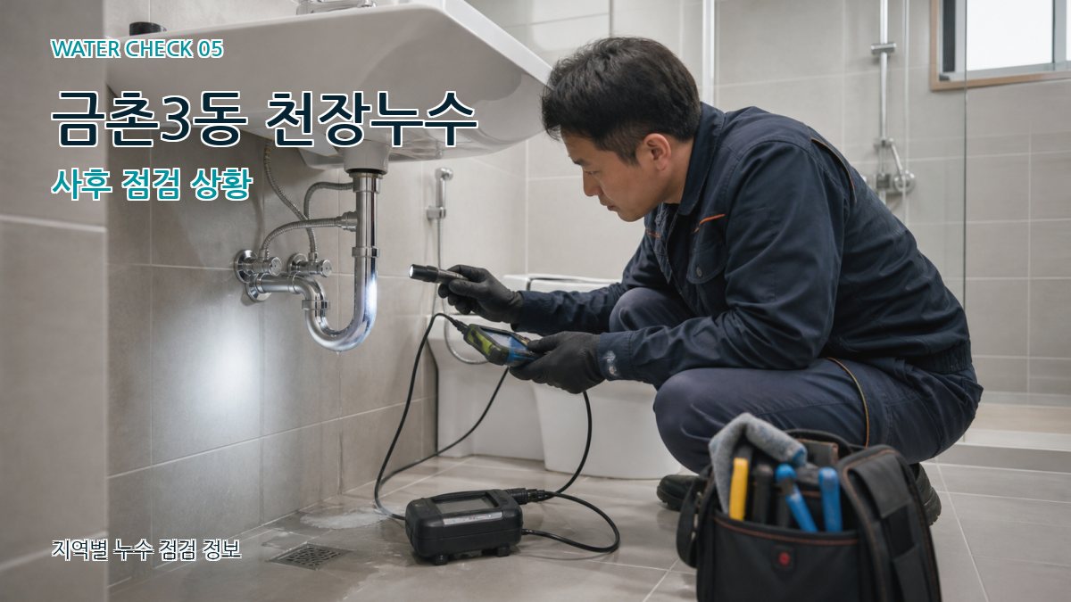 금촌3동 누수공사 누수탐지 이미지