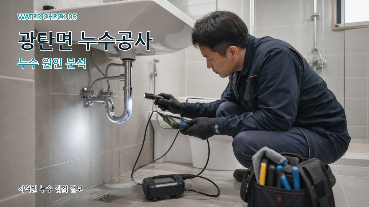 광탄면 누수공사 누수탐지 이미지