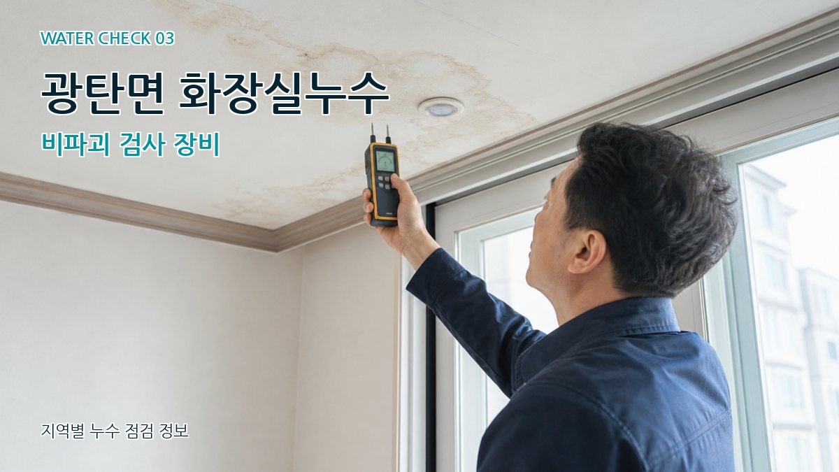 광탄면 천장누수 누수탐지 이미지
