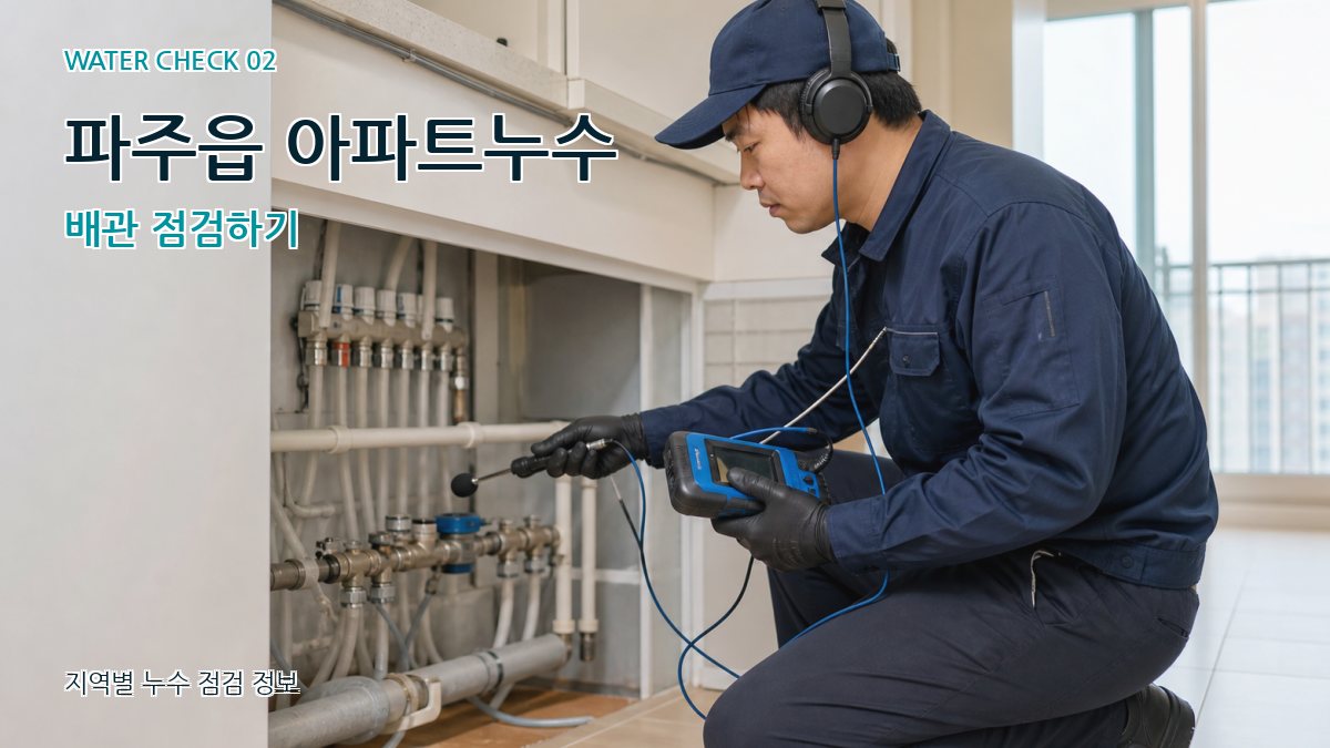 파주읍 화장실누수 누수탐지 이미지