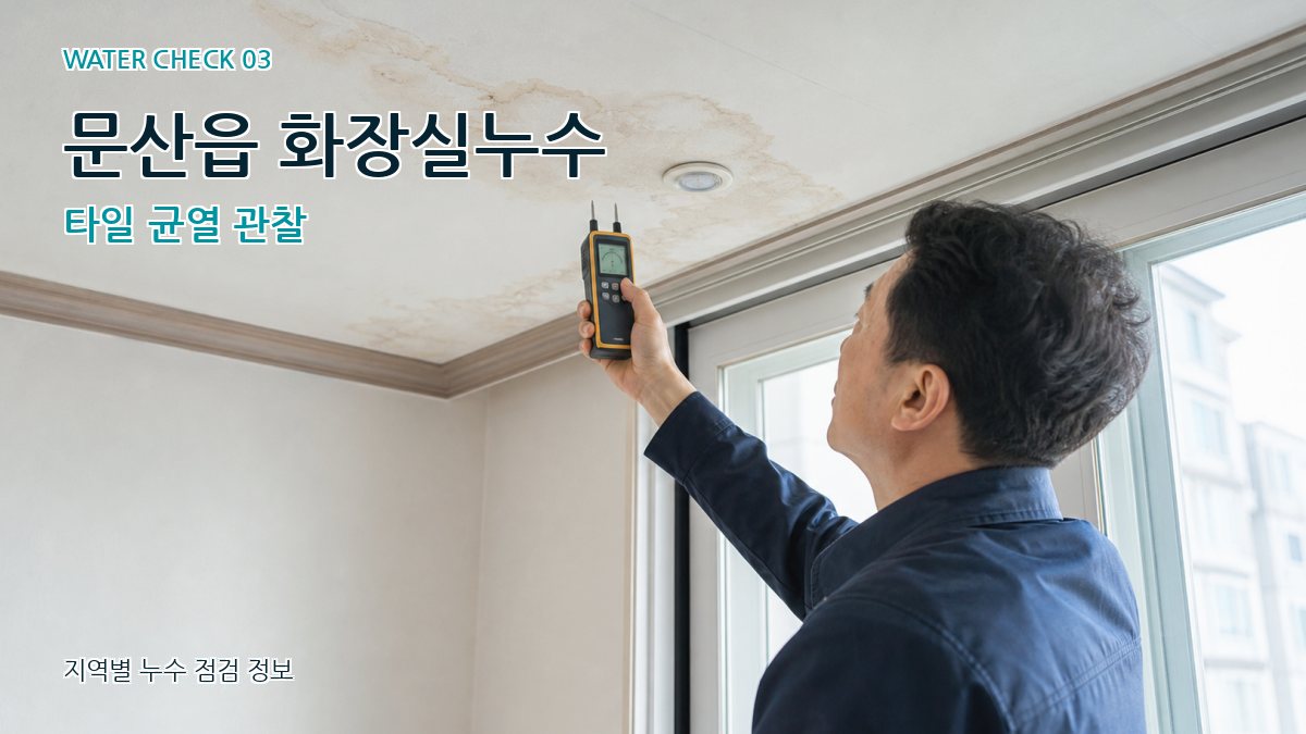 문산읍 천장누수 누수탐지 이미지