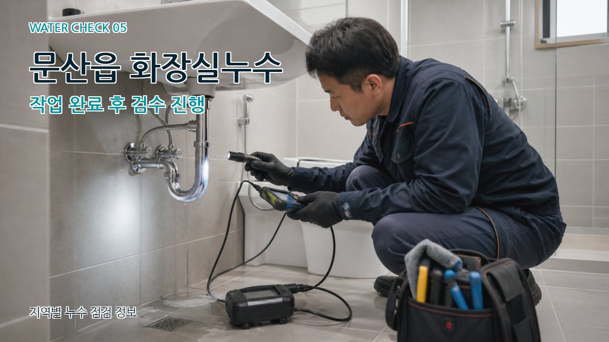문산읍 누수공사 누수탐지 이미지