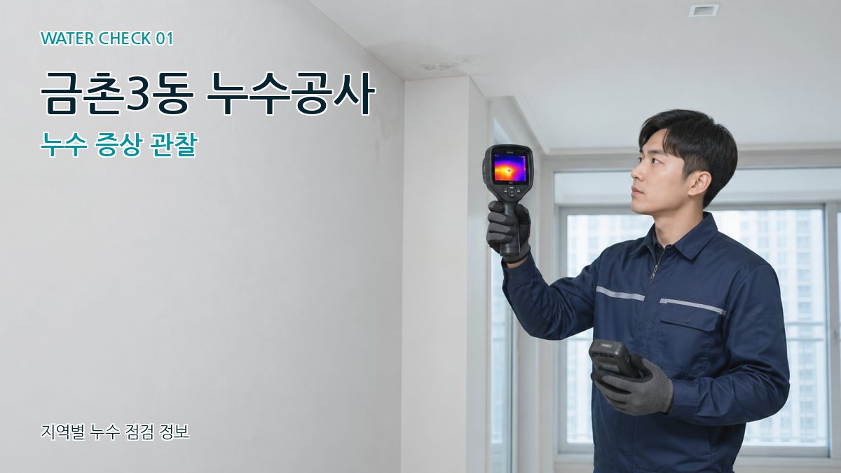 금촌3동 아파트누수 누수탐지 이미지