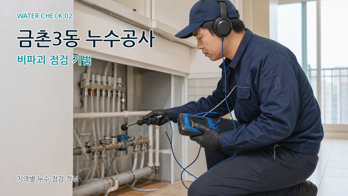 금촌3동 화장실누수 누수탐지 이미지