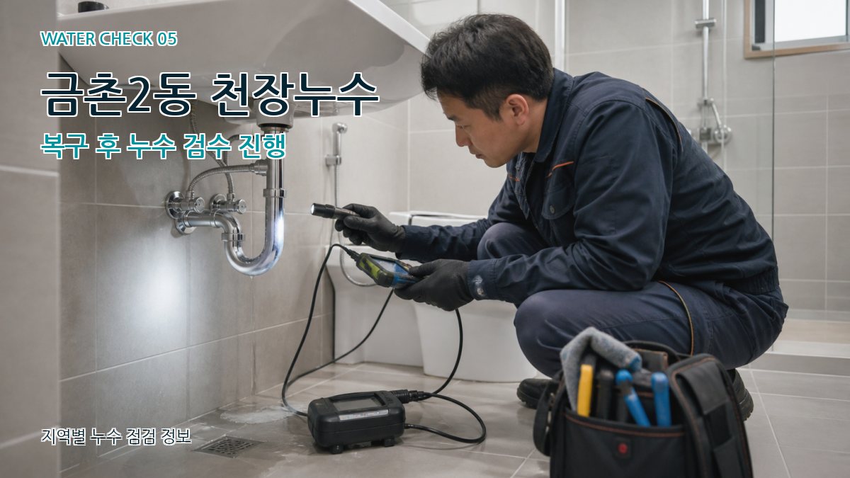 금촌2동 누수공사 누수탐지 이미지