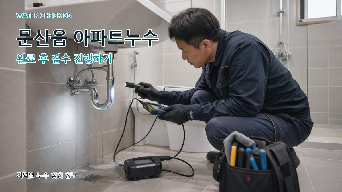 문산읍 누수공사 누수탐지 이미지