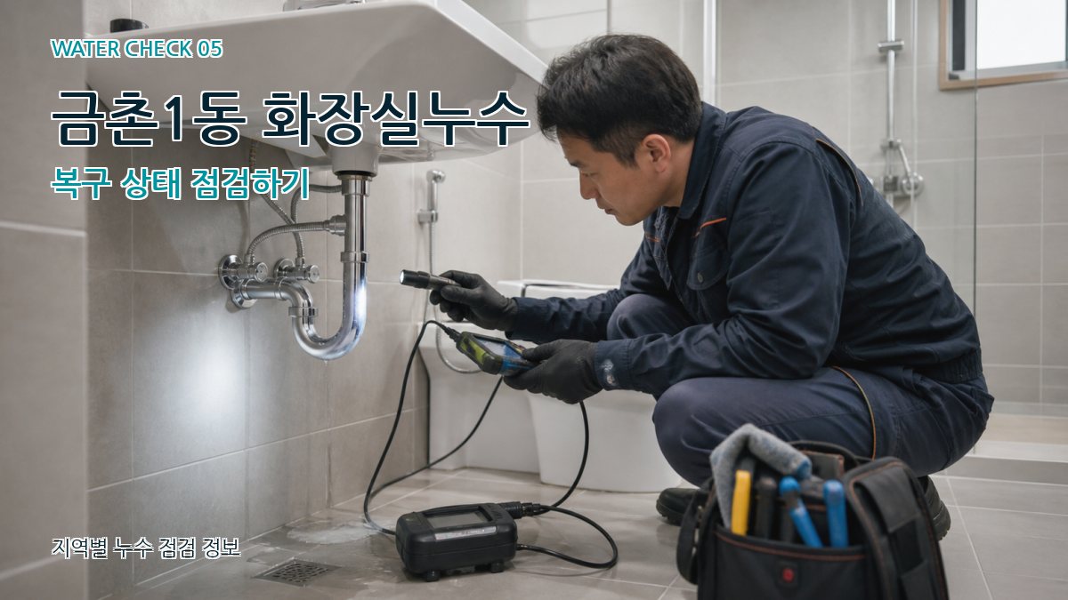 금촌1동 누수공사 누수탐지 이미지