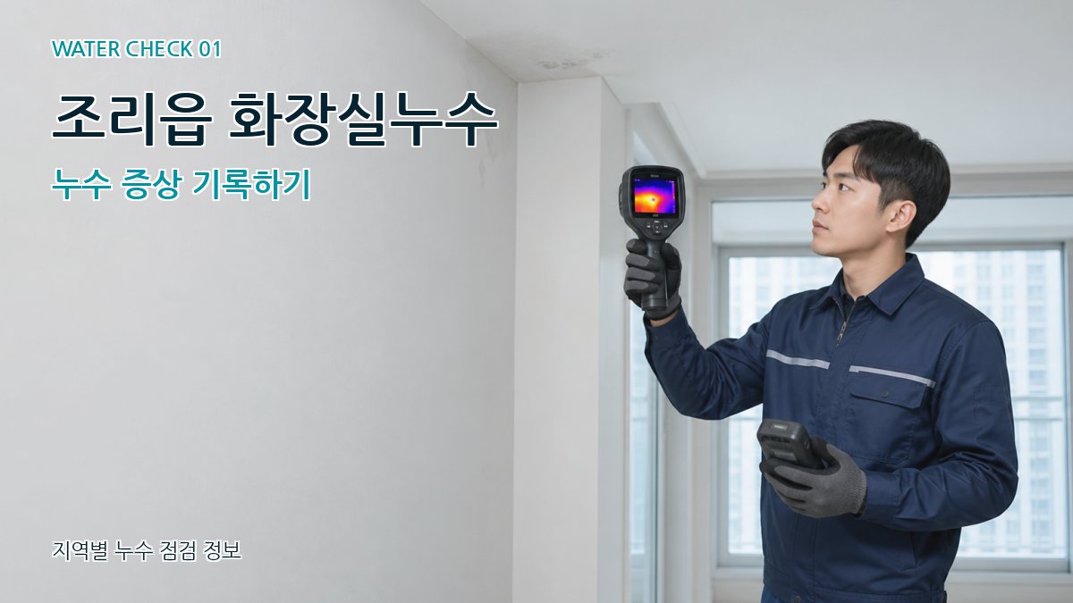 조리읍 아파트누수 누수탐지 이미지