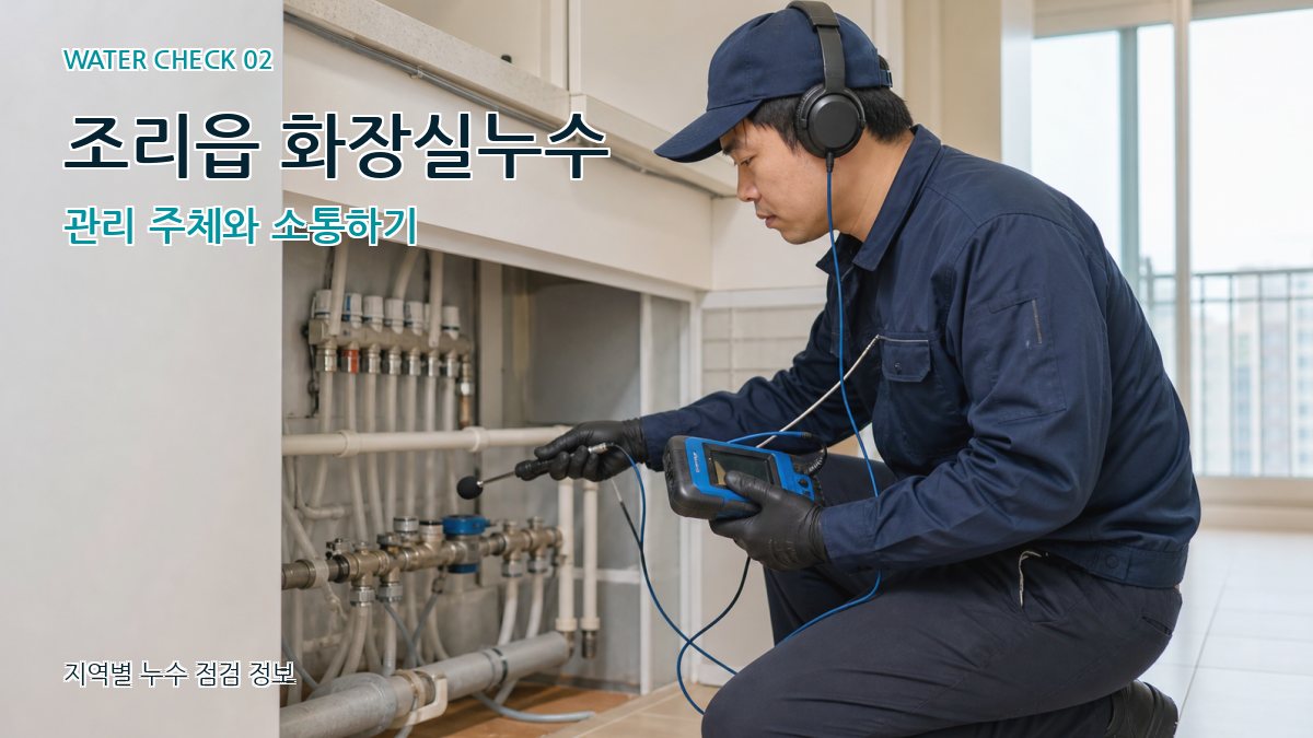 조리읍 화장실누수 누수탐지 이미지