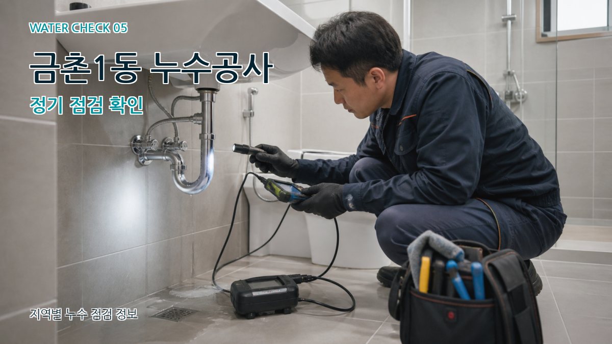금촌1동 누수공사 누수탐지 이미지