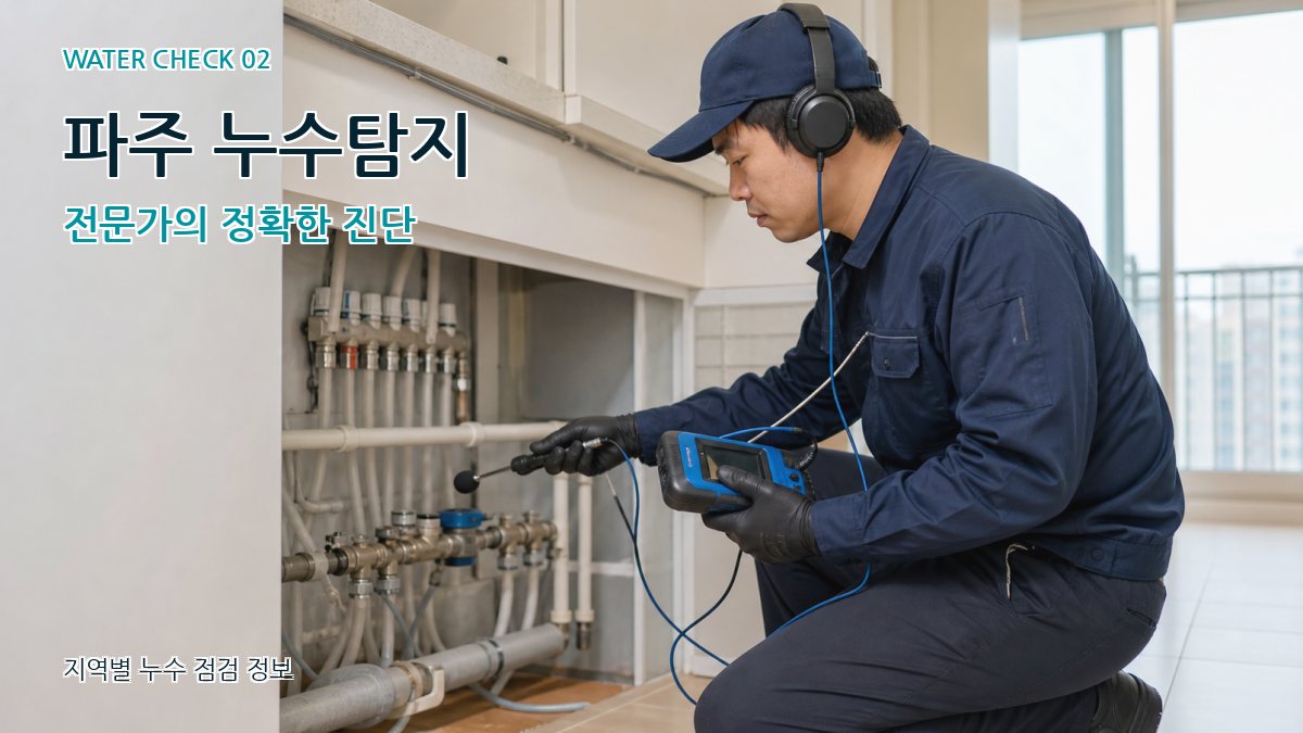 광탄면 화장실누수 누수탐지 이미지