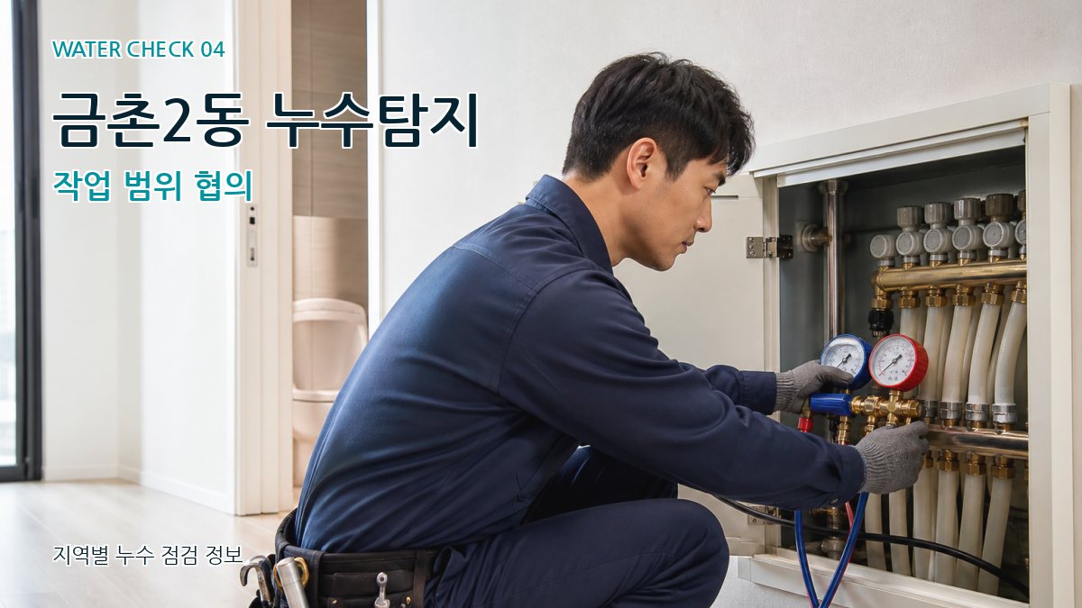 금촌2동 누수탐지 누수탐지 이미지