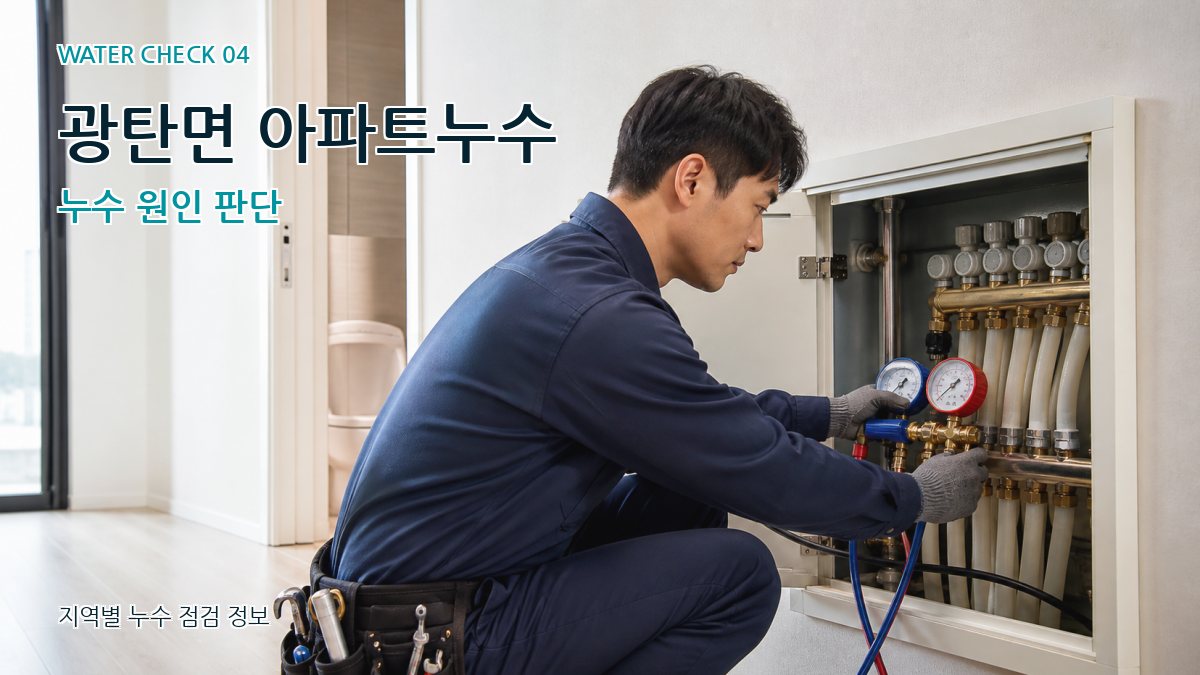 광탄면 누수탐지 누수탐지 이미지