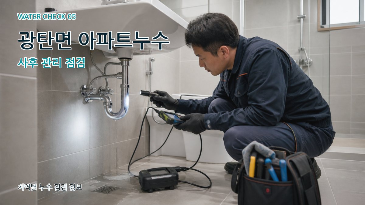 광탄면 누수공사 누수탐지 이미지