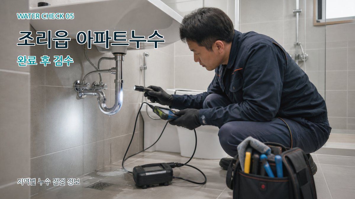 조리읍 누수공사 누수탐지 이미지