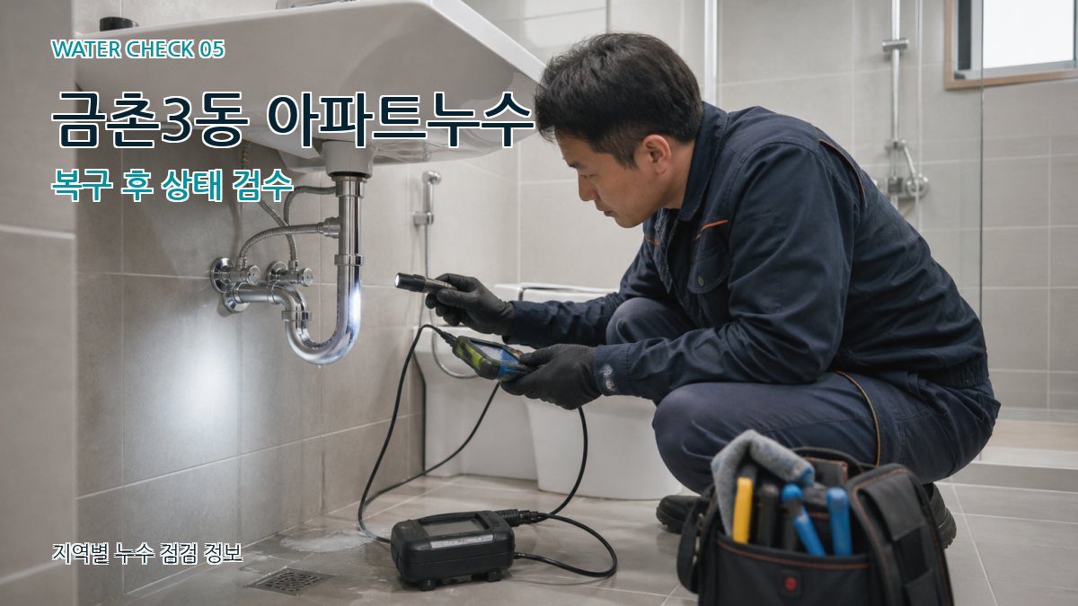 금촌3동 누수공사 누수탐지 이미지