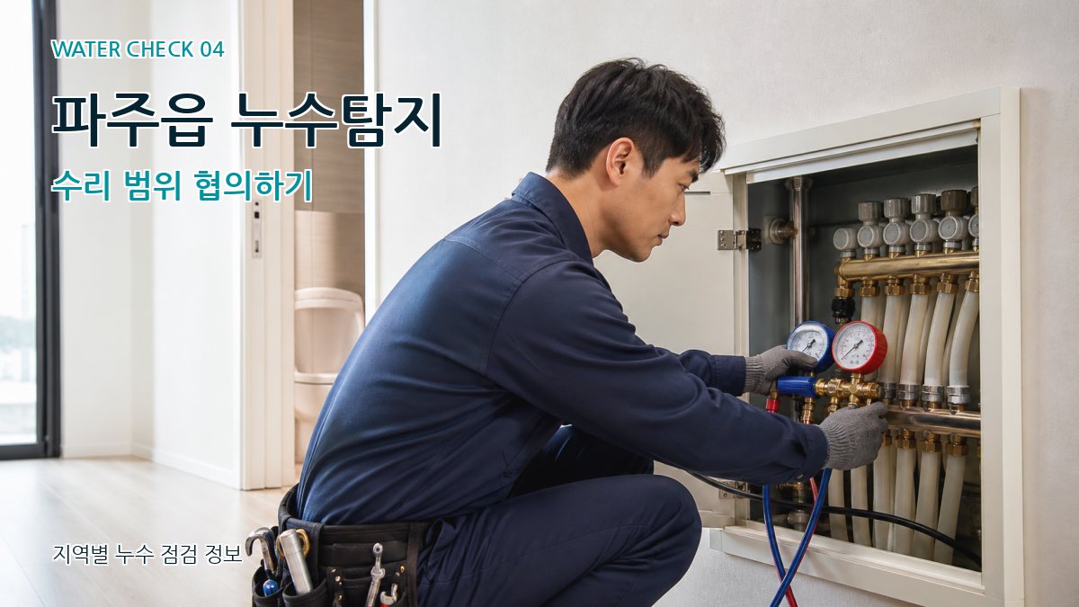 파주읍 누수탐지 누수탐지 이미지