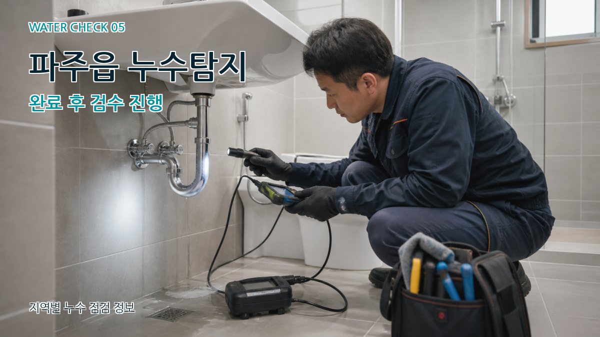 파주읍 누수공사 누수탐지 이미지