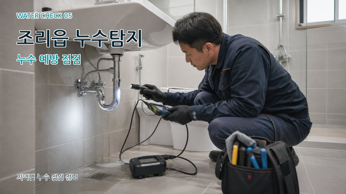 조리읍 누수탐지 누수 예방 점검
