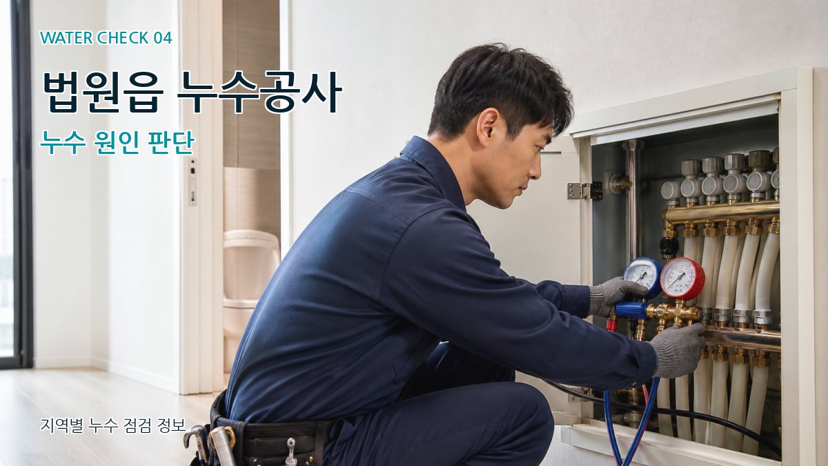 법원읍 누수탐지 누수탐지 이미지