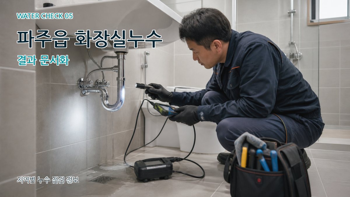 파주읍 누수공사 누수탐지 이미지