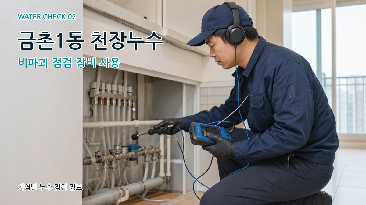 금촌1동 화장실누수 누수탐지 이미지
