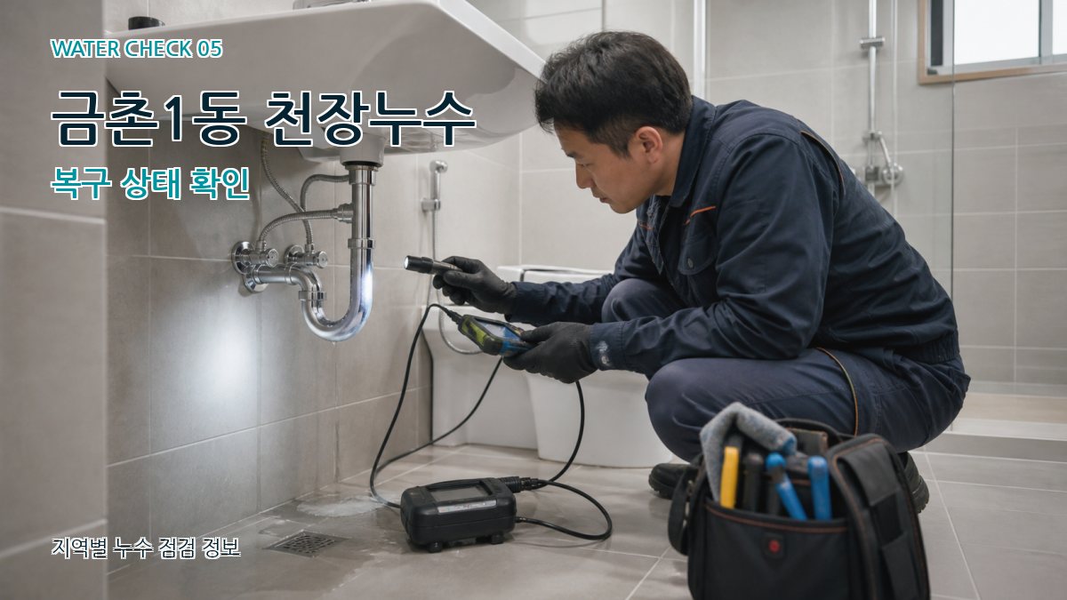 금촌1동 누수공사 누수탐지 이미지
