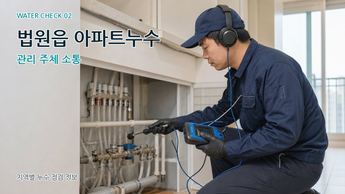 법원읍 화장실누수 누수탐지 이미지