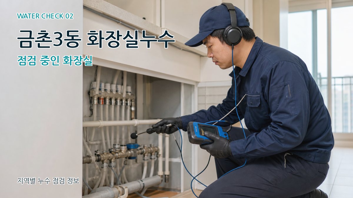 금촌3동 화장실누수 누수탐지 이미지