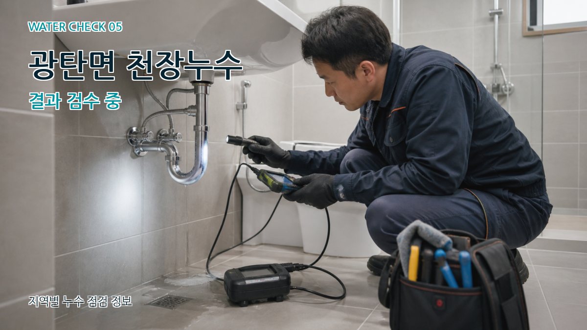 광탄면 누수공사 누수탐지 이미지